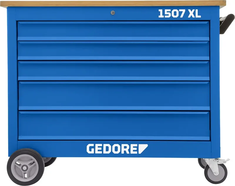 Gedore 3127788 Établi à roulettes (l x H x P) 1200 x 985 x 635 mm bleu de Gedore, Bleu – image du produit 1 sur 2