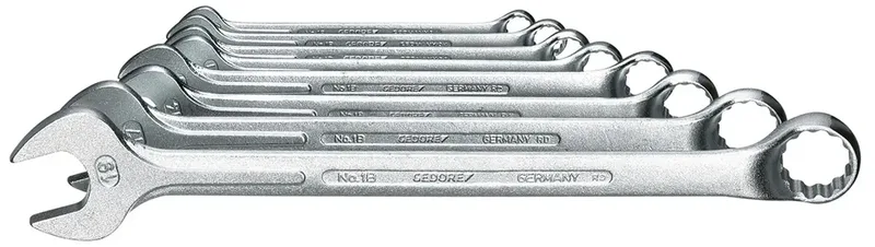 Gedore 6011950 6011950 Ring-Maulschlüssel-Satz 8teilig Schlüsselweite (Metrisch) 8 - 19 mm von Gedore – Produktbild