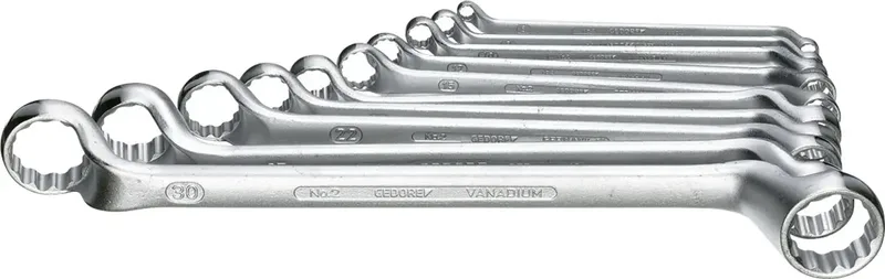 Gedore 6031120 6031120 Doppel-Ringschlüssel-Satz 10teilig Schlüsselweite (Metrisch) 6 - 32 mm von Gedore – Produktbild