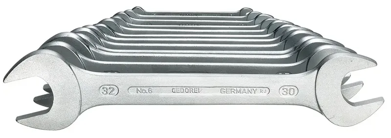 Gedore 6077700 6077700 Doppel-Maulschlüssel-Satz 12teilig Schlüsselweite (Metrisch) 6 - 32 mm von Gedore – Produktbild