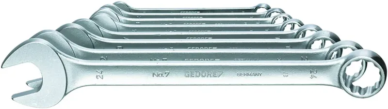 Gedore 6092770 7-08 Ring-Maulschlüssel-Satz 8teilig Schlüsselweite (Metrisch) 10 - 24 mm by Gedore – product image