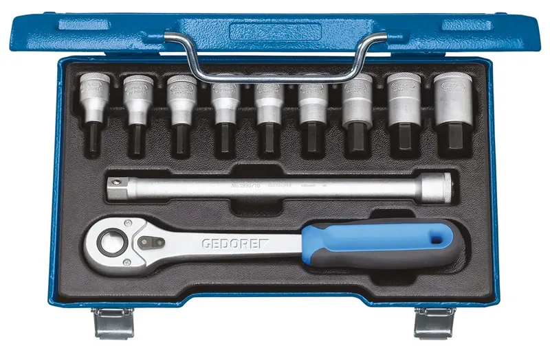 Gedore 6156920 Steckschlüsselsatz metrisch 1/2 (12.5 mm) 11teilig 6156920 de Gedore – image du produit