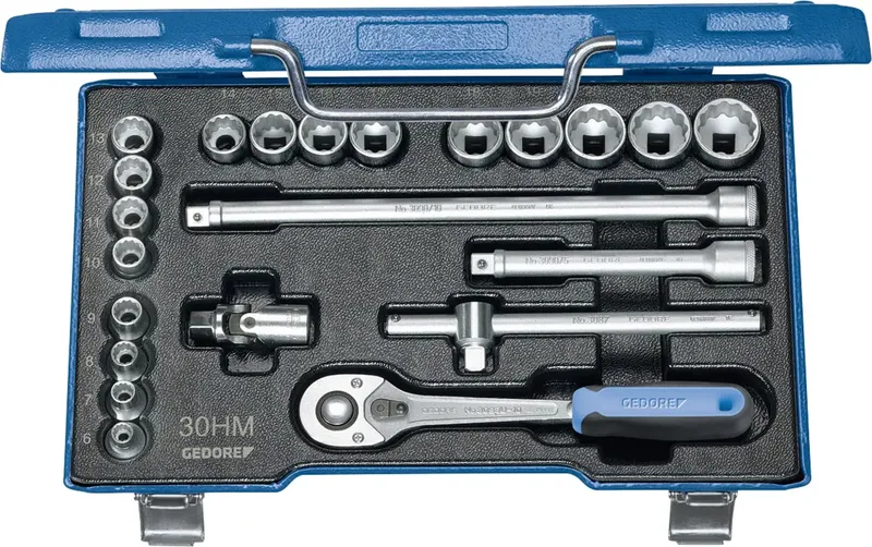 Gedore 6239700 Steckschlüsselsatz metrisch 3/8 (10 mm) 22teilig 6239700 by Gedore – product image