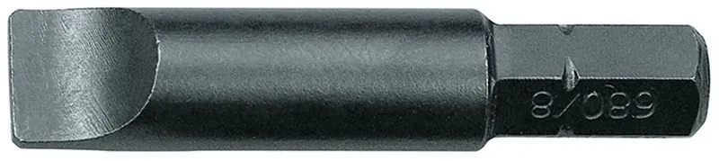 Gedore 6538100 680 8 S-010 Sechskant-Bit Antrieb: 1/4 (6.3 mm) Abtrieb: Schlitz 25 mm von Gedore – Produktbild