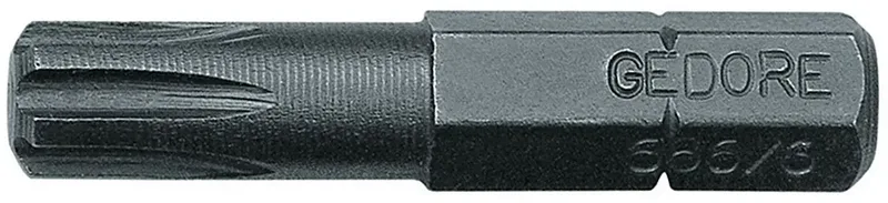 Gedore 6540940 686 8 S-010 Bit-Set Antrieb: 1/4 (6.3 mm) Abtrieb: Innen-Keilprofil M8 33 mm by Gedore – product image