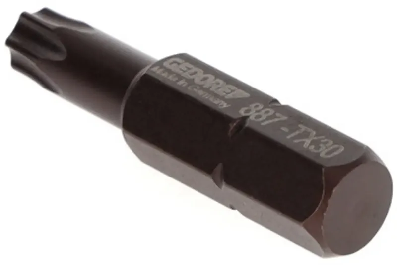 Gedore 887 TX T30 6571150 Embout TX T 30 Acier Chrome-Vanadium spécial bruni C 8 1 pc(s) de Gedore – image du produit 2 sur 2