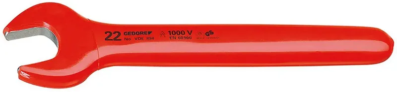 Gedore 6573280 VDE 894 22 Einmaulschlüssel Schlüsselweite (Metrisch) 22 mm de Gedore – image du produit