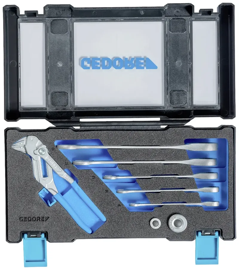 Gedore 7 RA 183 Ringsleutel met ratelset 8-delig Sleutelbreedte (metrisch) 8 - 19 mm van Gedore – productafbeelding