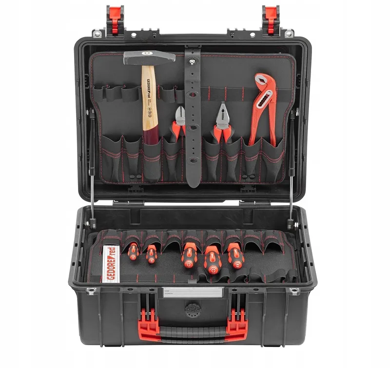 R21652057 pour apprentis Mallette à outils équipée 55 pièces de Gedore, Noir – image du produit