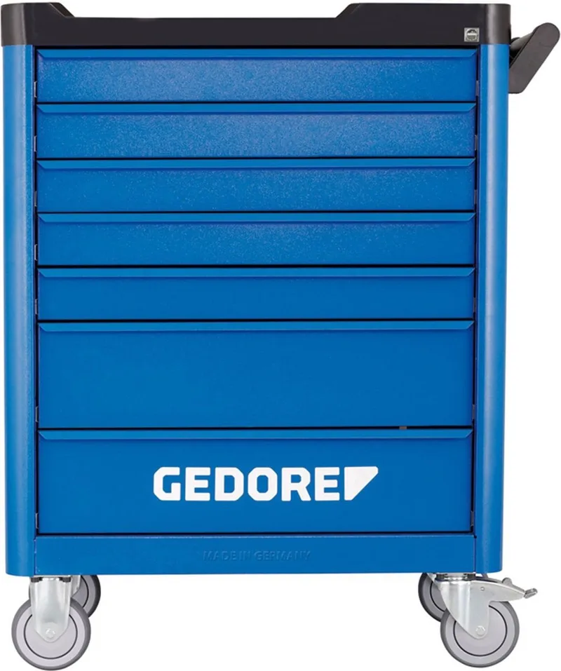 Gereedschapswagen leeg - 7 Lades - Workster - Blauw, Zwart de Gedore, Bleu, Noir – image du produit