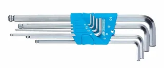 H 42 KEL-88 8-delige Stiftsleutelset voor binnenzeskant-schroeven extra lang met kogelkop - 2-10mm - 1523988 de Gedore, Kleurloos – image du produit 1 sur 2