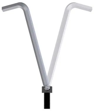 H 42 KEL-88 8-delige Stiftsleutelset voor binnenzeskant-schroeven extra lang met kogelkop - 2-10mm - 1523988 de Gedore, Kleurloos – image du produit 2 sur 2