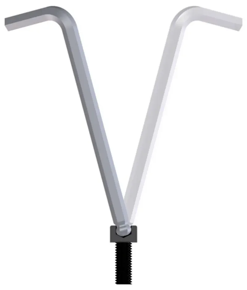 H 42 KEL-88 8-delige Stiftsleutelset voor binnenzeskant-schroeven extra lang met kogelkop - 2-10mm - 1523988 de Gedore, Kleurloos – image du produit 2 sur 2