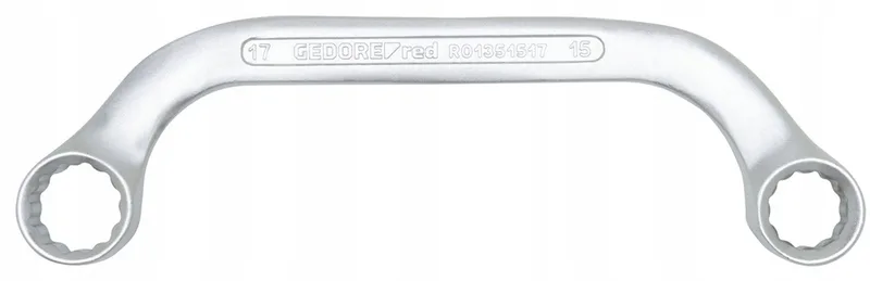 Half-Moon Ringsleutel 14x16mm, 184mm - Toegang tot krappe ruimtes de Gedore – image du produit