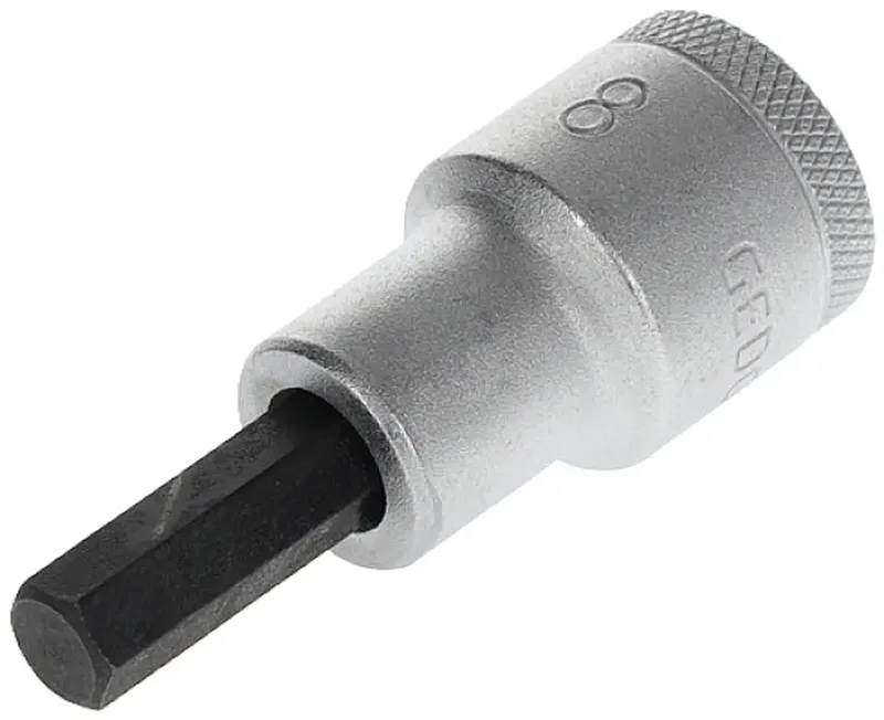 IN 19 8 6153580 Innen-Sechskant Steckschlüssel-Bit-Einsatz 8 mm 1/2 8 mm 1/2 (12.5 mm) de Gedore – image du produit