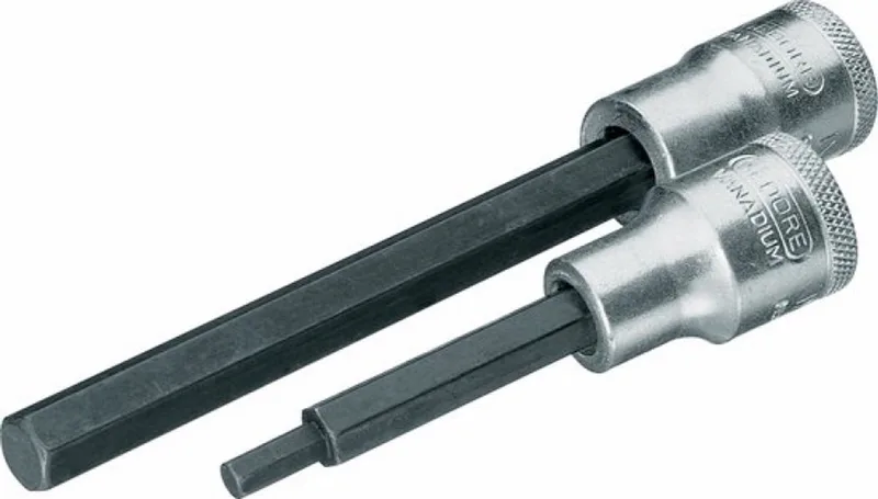 IN 19 L - dopsleutel-schroevendraaier 1/2" - lang - 6x140mm by Gedore, Kleurloos – product image