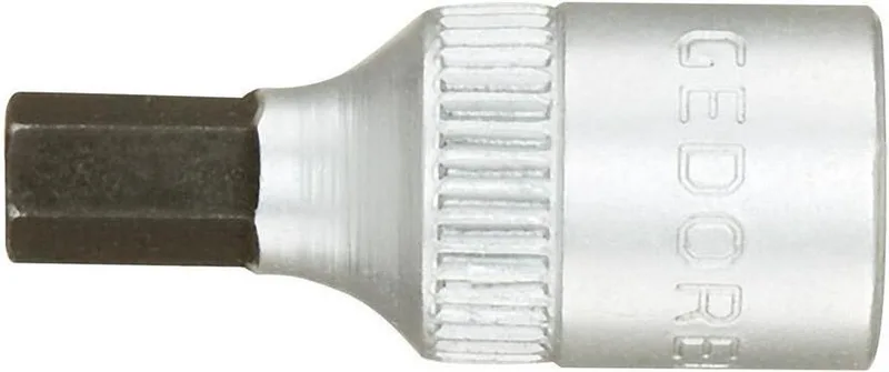 IN 20 - dopsleutel-schroevendraaier 1/4" binnenzeskant - 4mm by Gedore, Kleurloos – product image