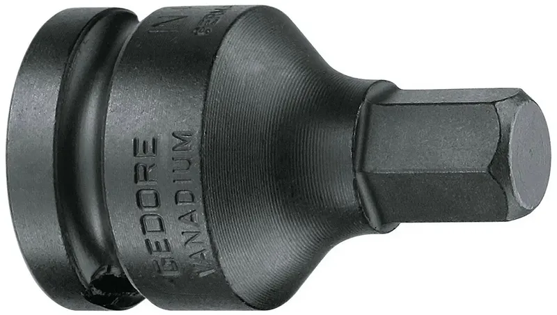 IN K 19 17 6225670 Innen-Sechskant Kraft-Steckschlüsseleinsatz mechanische Verriegelung 17 mm 1 1/2 17 mm 1/2 (12.5 mm) van Gedore – productafbeelding