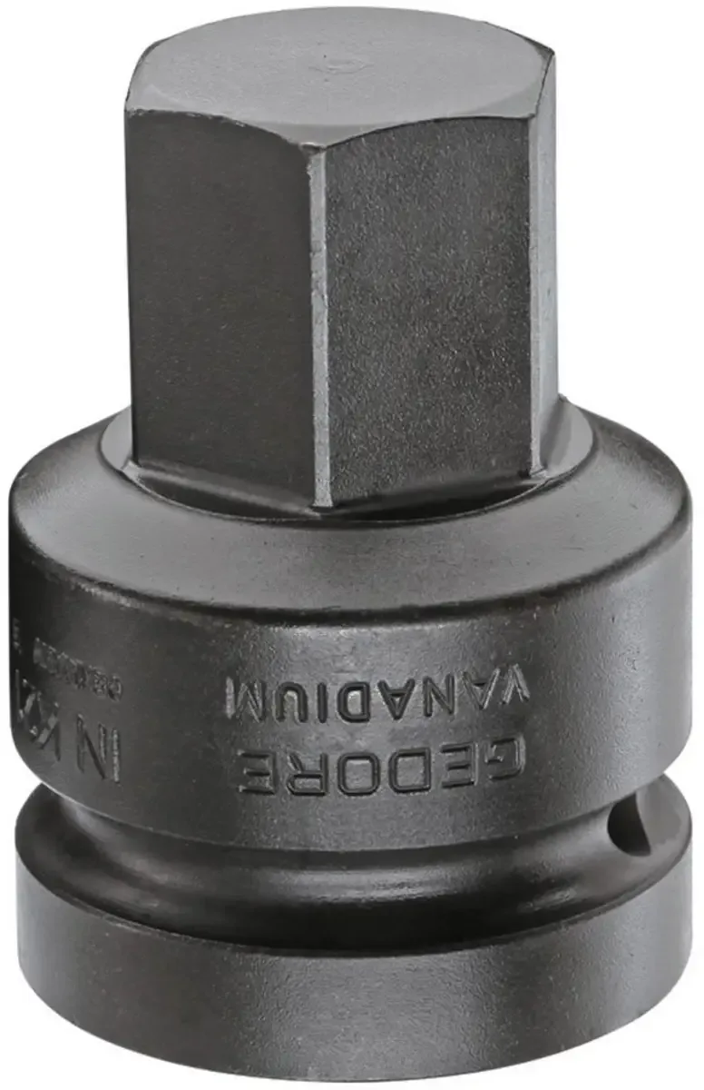 IN K 21 19 1956558 6 pans intérieurs Douille à choc verrouillage mécanique 19 mm 1 15/16 19 mm 1 (25 mm) de Gedore – image du produit