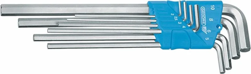 Inbussleutelset 8-delig - 2 tot 10mm by Gedore, Black – product image
