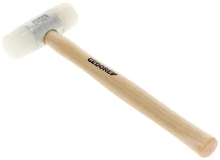 Nylonhammer mit Holzgriff, Lederhammer, Ø 35 mm, Hammer mit Eschenstiel, Werkzeug, geschmiedet, 225 E-35 von Gedore – Produktbild 2 von 2