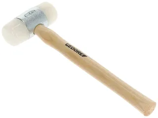 Nylonhammer mit Holzgriff, Lederhammer, Ø 50 mm, Hammer mit Eschenstiel, Werkzeug, geschmiedet, 225 E-50 de Gedore – image du produit 2 sur 2