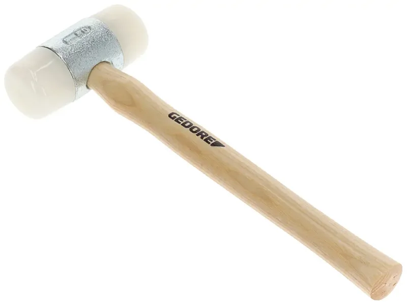 Nylonhammer mit Holzgriff, Lederhammer, Ø 50 mm, Hammer mit Eschenstiel, Werkzeug, geschmiedet, 225 E-50 de Gedore – image du produit 2 sur 2