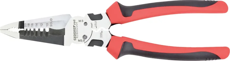 R28002204 pour électricien Pince à dénuder appareil de coupe inclus 0.75 à 2.5 mm² 1 à 3.2 mm de Gedore – image du produit