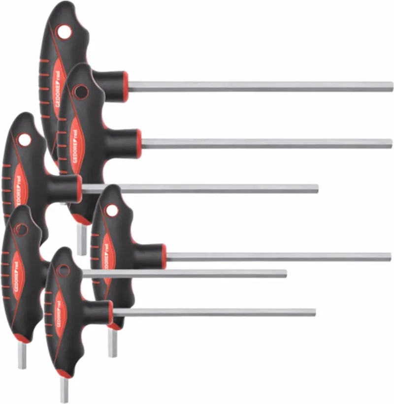R38672006 – Schroevendraaierset met 2C-T-greep – 6 delig by Gedore, Kleurloos – product image