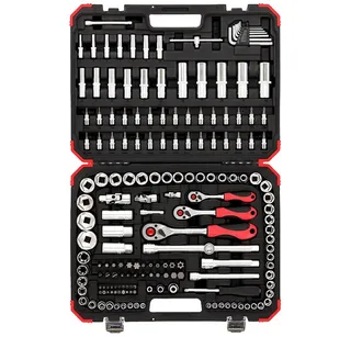 R45603172 172-delige Dopsleutelset 1/4” + 3/8” + 1/2" de Gedore, Kleurloos – image du produit 2 sur 5