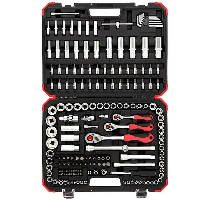 R45603172 172-delige Dopsleutelset 1/4” + 3/8” + 1/2" de Gedore, Kleurloos – image du produit 2 sur 5