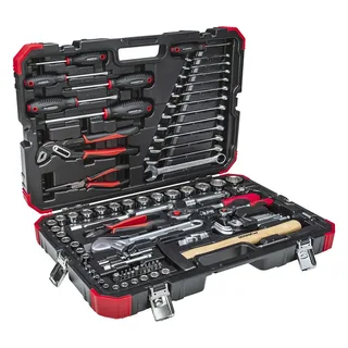 R46003100 100-delige Gereedschapsset - 1/4", 3/8" en 1/2" van Gedore, Kleurloos – productafbeelding 4 van 6