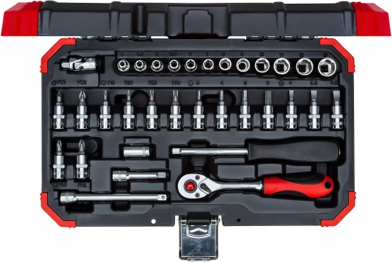 R49003033 3300051 - Dopsleutelset - 33 delig by Gedore, Kleurloos – product image 1 of 4