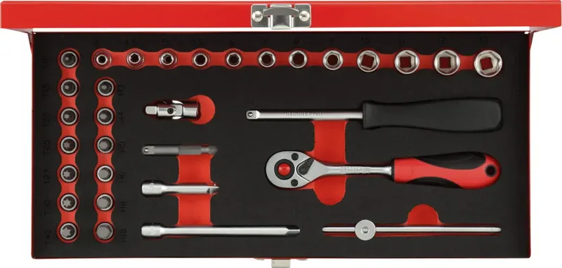 R49014033 Steckschlüsselsatz metrisch 1/4 3300001 von Gedore – Produktbild