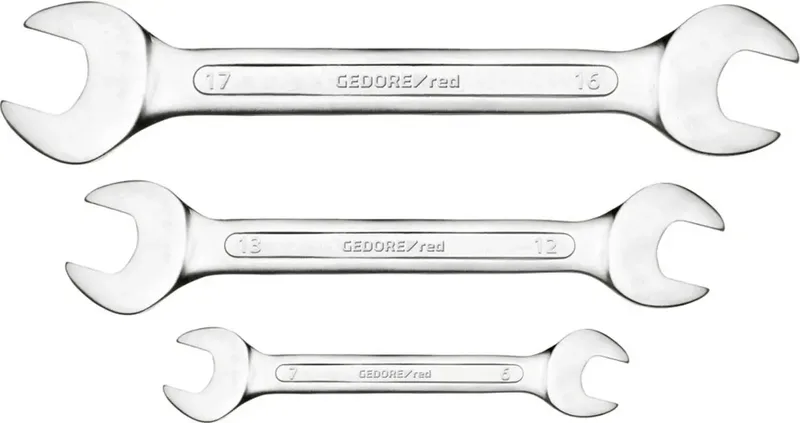 RED 3300958 R05125006 Doppel-Maulschlüssel-Satz 6teilig Schlüsselweite (Metrisch) 6 - 17 mm von Gedore – Produktbild