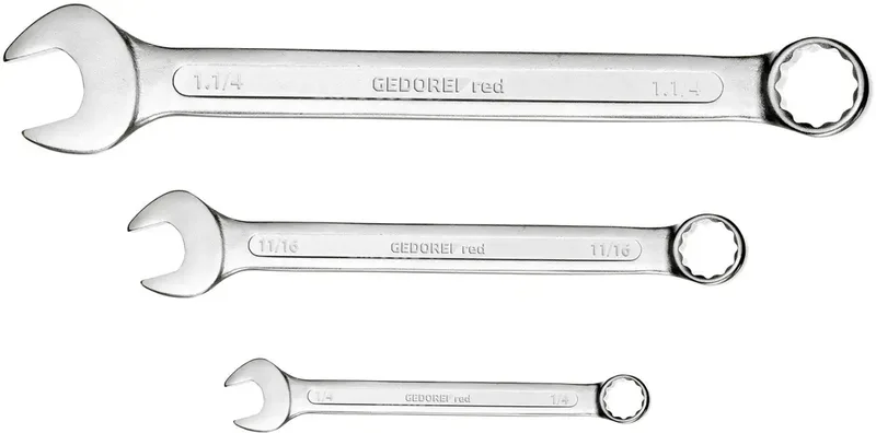 RED 3301040 R09110072 Ring-Maulschlüssel Schlüsselweite (Metrisch) 07 - 19 mm Schlüsselweite (Zoll) 1 1/8 von Gedore – Produktbild