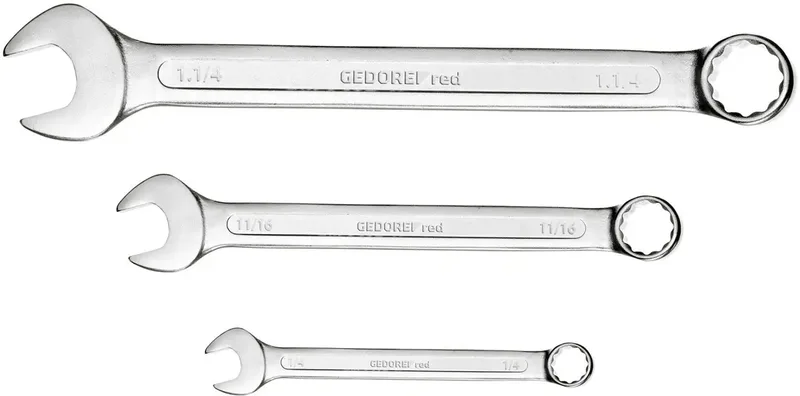 RED 3301043 R09115016 Ring-Maulschlüssel-Satz 16teilig Schlüsselweite (Metrisch) 07 - 19 mm von Gedore – Produktbild