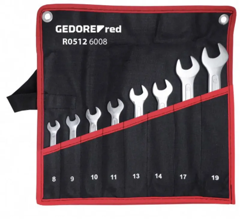 RED 3301081 R05126008 Doppel-Maulschlüssel-Satz 8teilig Schlüsselweite (Metrisch) 6 - 9 mm von Gedore – Produktbild
