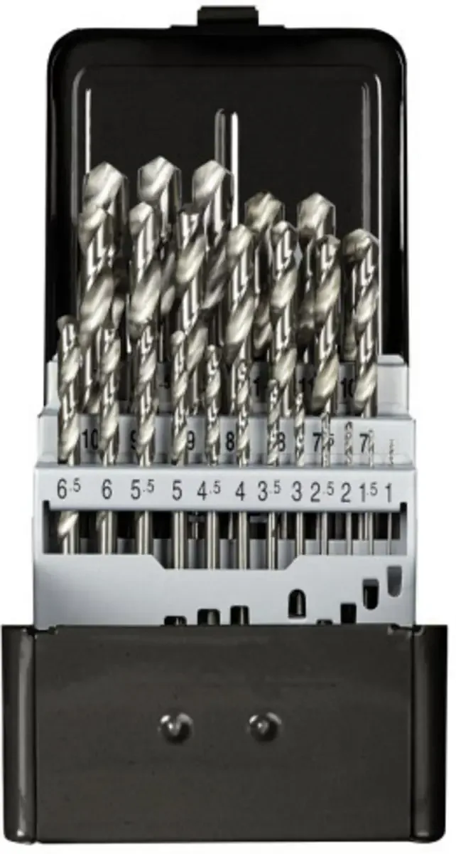 RED 3301613 R93510025 HSS Metall-Spiralbohrer-Set 25teilig 1 mm, 1.5 mm, 2 mm, 2.5 mm, 3 mm, 3.5 mm, 4 mm, 4.5 mm, 5 mm, 5.5 mm, 6 mm, 6.5 mm, 7 mm, 7.5 de Gedore – image du produit