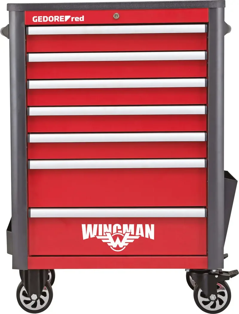 RED 3301690 Werkstattwagen ABS Kunststoff, Stahlblech Herstellerfarbe: Rot de Gedore – image du produit 1 sur 2
