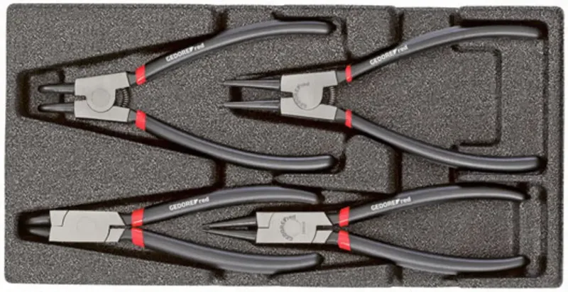 RED 3301716 Sicherungsringzange Spitzenform (Details) gerade, abgewinkelt 90° de Gedore – image du produit