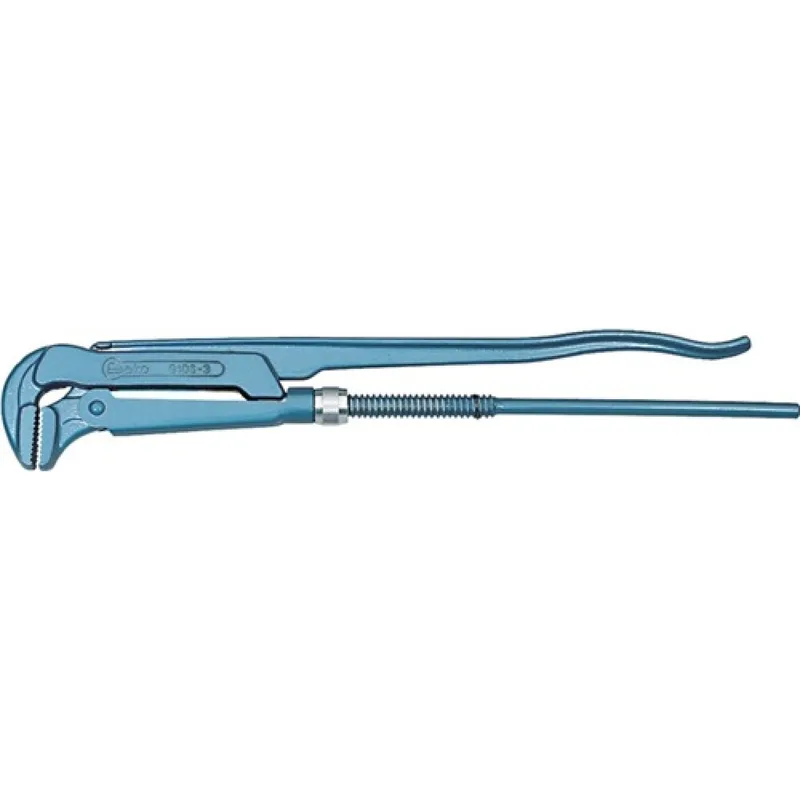Rohrzange L.670 mm 3Zoll FormA blau einbrennlackiert CV. DIN5234 fra Gedore – produktbillede