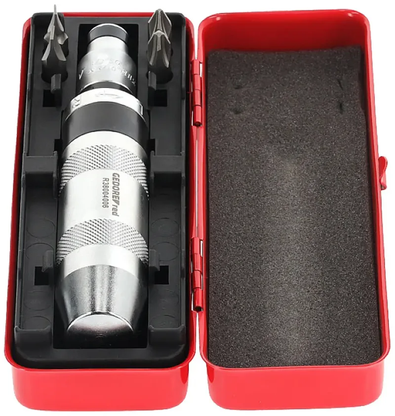 Schraubenlöser-Satz, 6-tlg, 1/2", rechts und links, Handschlagschrauber-Set mit Bits, Hammerbetätigung, R38004006 von Gedore – Produktbild 2 von 2