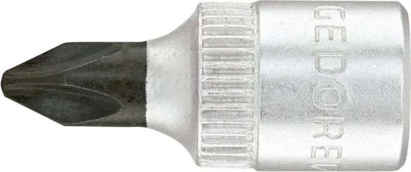 "Schroevendraaier-inzetstuk DIN3120-C 1/4"", PH1 GEDORE" by Gedore, Silver – product image