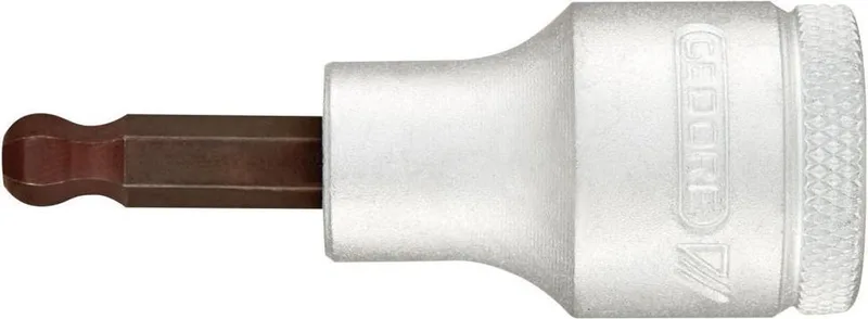 Schroevendraaier-inzetstuk Kogelkop 6-kant 12,7mm, 8x60mm Gedore de Gedore, Argent – image du produit