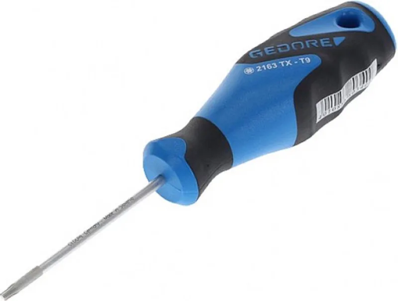 Schroevendraaier torx 163 BTX-t9 van Gedore, Kleurloos – productafbeelding