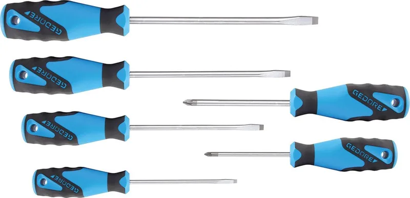 Schroevendraaierset - 6-delige - 2150-2160 by Gedore, Kleurloos – product image
