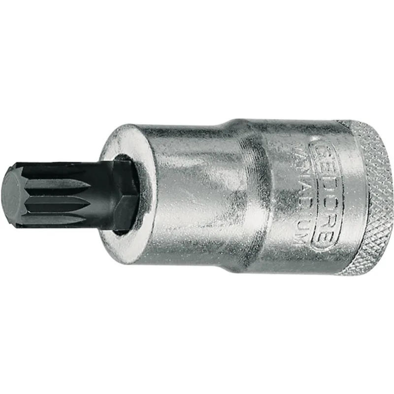 Steckschlüsseleinsatz INX 19 1/2 Zoll Innen-Vielzahn M12 L.100mm by Gedore – product image