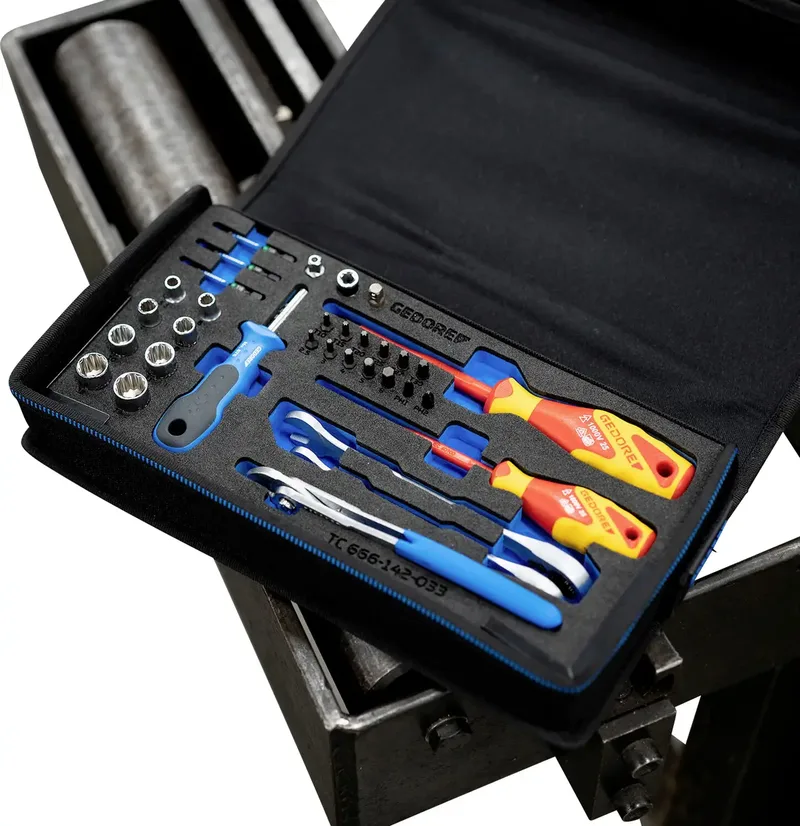 TC 666-142-033 Werkzeugset in Tasche van Gedore – productafbeelding
