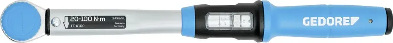 TF-K100 3278379-ISO Drehmomentschlüssel kalibriert (ISO) 1/2 (12.5 mm) 20 - 100 Nm de Gedore – image du produit